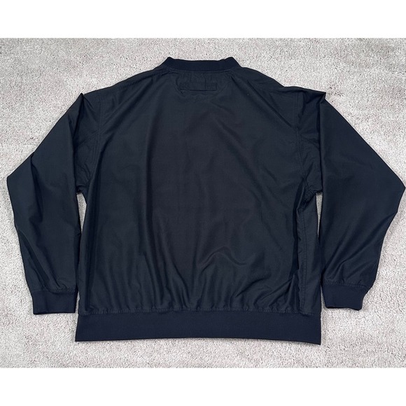 Duluth Trading Co Mens V Neck Bogey Wind Shirt XL Black Polyester Lightweight - Picture 7 of 7